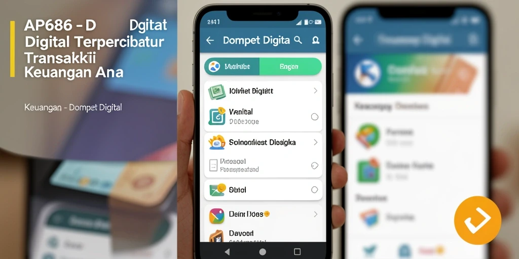 Antarmuka pengguna AP686 yang modern dan intuitif.