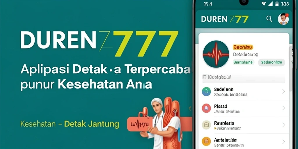 Antarmuka DUREN777 menampilkan grafik detak jantung secara efektif.