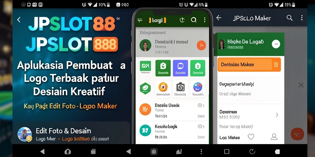 Antarmuka JPSLOT88 yang menarik dan mudah digunakan untuk membuat logo.
