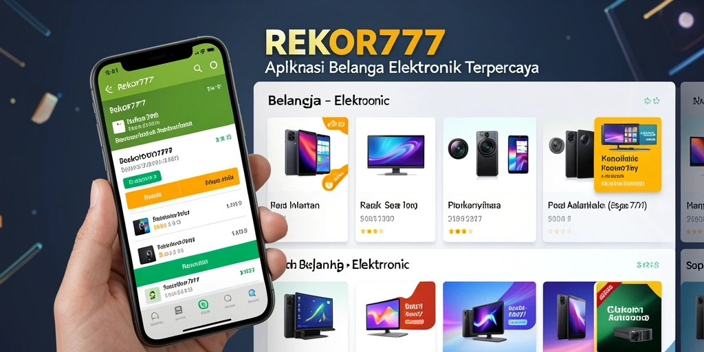 Tampilan antarmuka aplikasi REKOR777 yang user-friendly dan menarik.