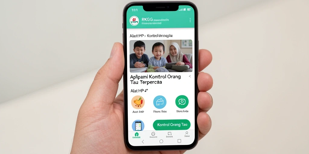 Antarmuka RKGG yang sederhana dan mudah digunakan.