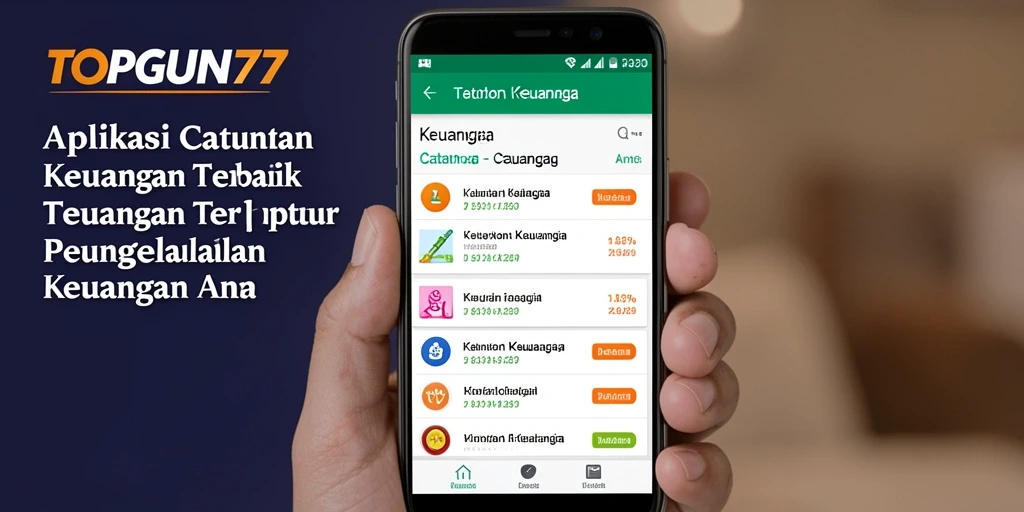 Tampilan antarmuka modern dan intuitif dari TOPGUN77.