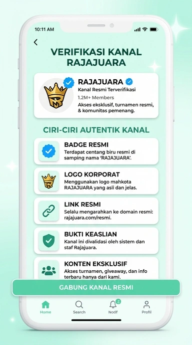 Kanal Resmi Rajajuara untuk Pengguna Android di Indonesia